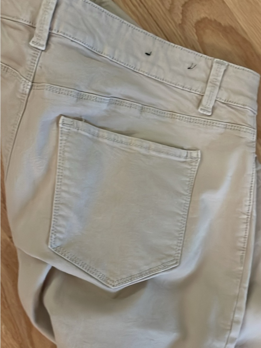 Talbots Cream Ankle Jeans